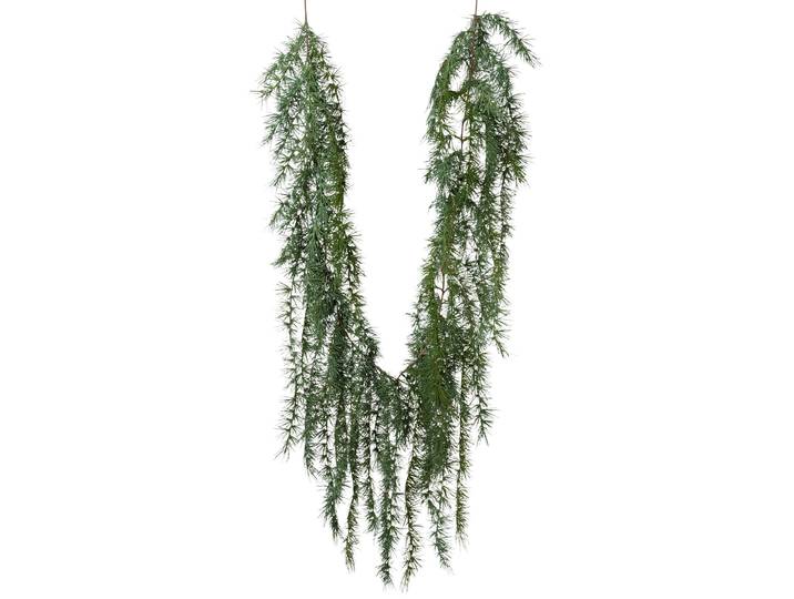 Winterliche Kunstpflanze MY HOME Hermine, Weihnachtsdeko, Weihnachtsgirlande , grün, L:190cm, Kunststoff, Kunstpflanzen, Winterliche Kunstpflanze, Girlande aus Zedern-Zweigen, Länge ca. 190 cm
