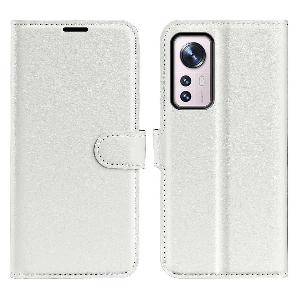 Cover-Discount Xiaomi 12/12X - Leder Etui Hülle weiss (Xiaomi 12X) (101914303B)