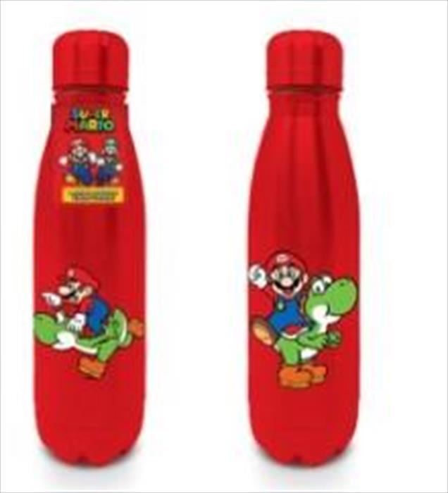 Pyramid Super Mario Borraccia In Metallo Mario Licenza U-rosso