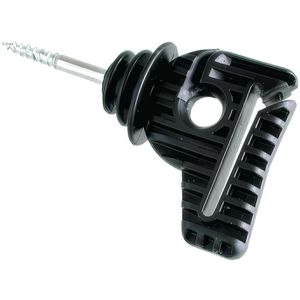 Horizont Isolatoren combi 40, mit Holzgewinde, Bandisolator, für Litze, Seil bis 8 mm & Band bis 40 mm, Kunststoff 80 Stück