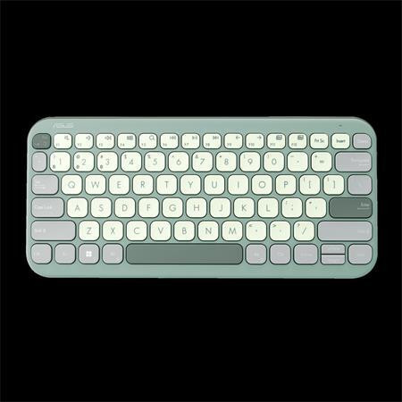 ASUS KW100 Marshmallow draadloos Bluetooth toetsenbord met Copilot-toets groen (Tsjechische en Slowaakse indeling)