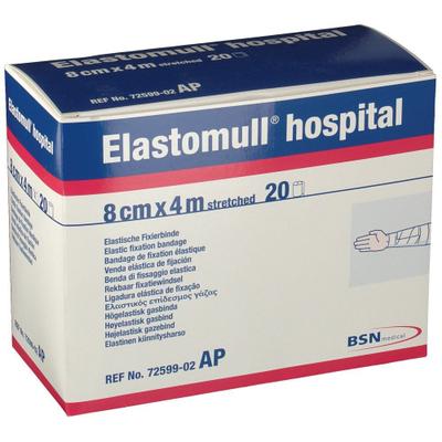Elastomull hospital 8 cmx4 m elast.Fixierb.weiß 20 St Binden