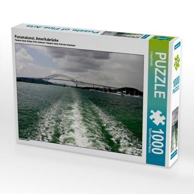 CALVENDO Puzzle Panamakanal, Amerikabrücke | 1000 Teile Lege-Größe 64x48cm Foto-Puzzle für glückliche Stunden