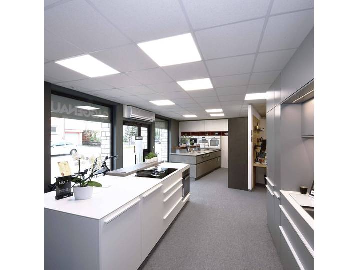 Deko-Light LED Panel Basic Flex, weiß / opal, für Arbeitszimmer / Büro, Aluminium, Modern, Downlight