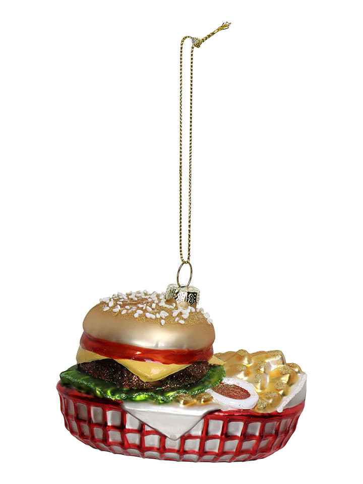 Kersten Baumschmuck "Hamburger Fries" in Bunt - (B)10 cm - onesize
