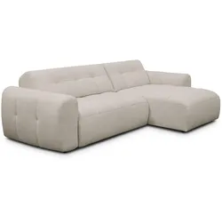 ECKSOFA LUMERO 4-Sitzer RECHTS, creme