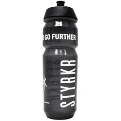 STYRKR Adventure Trinkflasche 750 ml | schwarz transparent