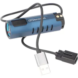 Imalent, Taschenlampe, LD70 Mini EDC LED-Taschenlampe dunkelblau mit 4000 Lumen, Leuchtweite max. 203 Meter (4000 lm)