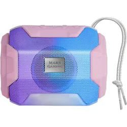 Mars Gaming Enceintes Bluetooth Msbax RGB (Rose) (8 h), Bluetooth Lautsprecher, Pink, Rosa