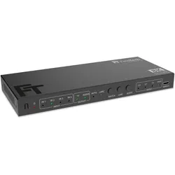 FeinTech SW411 HDMI 2.1 Switch 4 In 1 Out mit HDMI Audio Extractor (HDMI-Audio Toslink AUX), Switch Box