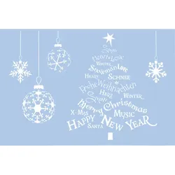 buttinette Schablone "Weihnachten", 59 x 39 cm