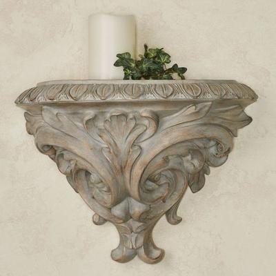 Touch of Class Clareville Wall Shelf Gray , Gray