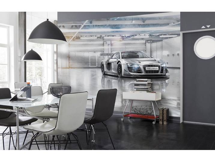 Fotobehang Audi R8 Le Mans