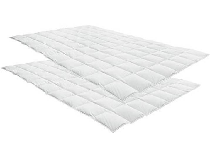 Erwin Müller Einziehdecke Stettin 2er-Pack 90% Daunen, 10% Federn Wärmestufe 1 Größe 135x200 cm