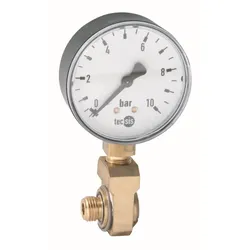 Syr - Sasserath Manometer 4807.00.900 0-10 bar, mit Winkelanschluss, G 1/4, 50mm