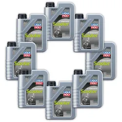 8x Motorbike 2T Semisynth Scooter Street LIQUI MOLY 1621 Motoröl Motor Öl Roller 1L