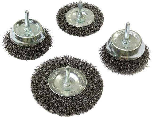 Makita ensemble de brosses rondes en acier 3 pièces (D-66070)