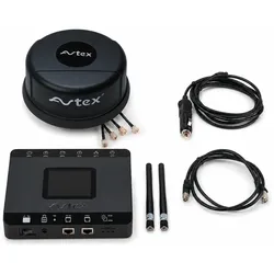 Avtex AMR104X 4G CAT 6 Router-Set mit Dual-SIM und Außenantenne für 12/24 V Antennenfarbe schwarz