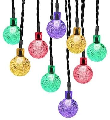 Uplift Picks BubbleGlow Solar Bubble String Lights Outdoor Garden Decorative Party Lights BubbleGlow Solar Bubble String Lights Outdoor Garden Decorative Party Lights