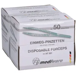 Pinzette Einmal Steril 14 cm 100 St
