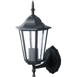 Außen Leuchte Garten Wand Beleuchtung Alu Laterne schwarz Fassaden Lampe weiß IP44 V-Tac 7066