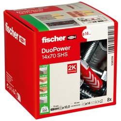 Fischer 538259 DUOPOWER 14x70 S LD 2-Komponenten-Dübel 70 mm 14 mm 10 St.