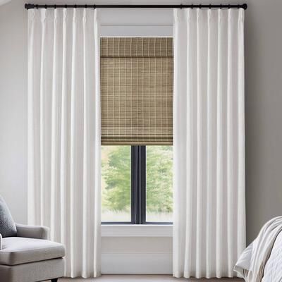 Madison Park Emery 300gsm poly linen with 7 pinch pleat per pc