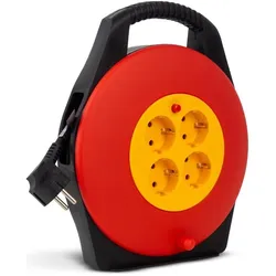 Entac, Kabelrolle, Kabeltrommel 4fach 10m (10 m, 1.50 mm2)