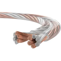 Oehlbach D1C351 Lautsprecherkabel 2 x 3 mm2 Transparent 1 St. (4 m, 3 mm2), Lautsprecherkabel, Transparent