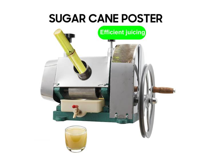 Presse-jus manuelle à manivelle pour canne à sucre et gingembre, modèle manuel, machine à jus, presse-canne à sucre