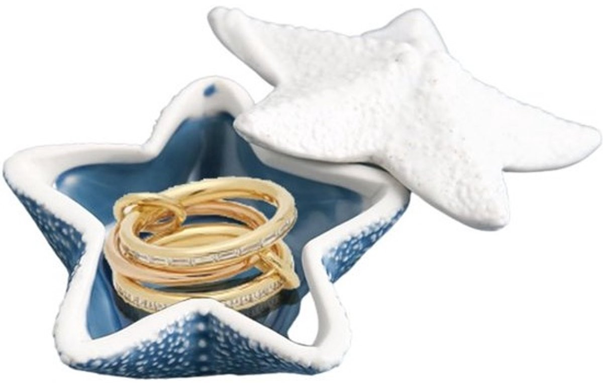 Creatieve Keramische Schelpen Tray voor Sieraden en Decoratie