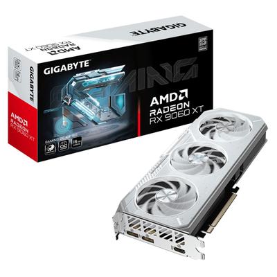 GIGABYTE Grafikkarte "Grafikkarte Radeon RX 9060 XT GAMING OC ICE 16G - 16GB GDDR6, 256bit", weiß (ohne farbbezeichnung), Grafikkarten