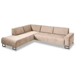 Segmüller Werkstätten Ecksofa Maxime01 Stoff Beige Natur