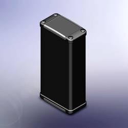 TEKO MTK480PK.9 MTK480PK.9 Universal-Gehäuse 90 x 44 x 24 x 90 Aluminium-Magnesium-Silicium Schwarz 1 St.