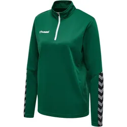 hummel Authentic 1/2-Zip Sweatshirt Damen evergreen S