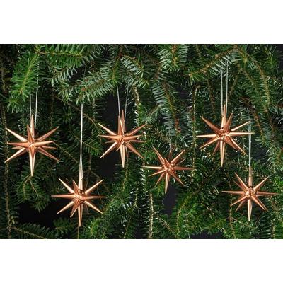 Christbaumschmuck ALBIN PREISSLER "aus Holz, Handwerkskunst aus dem Erzgebirge", braun (kupferfarben), Ø:7cm, Holzwerkstoff, Weihnachtsbaumschmuck, Weihnachtsbaumschleife Weihnachtsbaumschmuck Weihnachtsanhänger Weihnachtsbaumklammer...