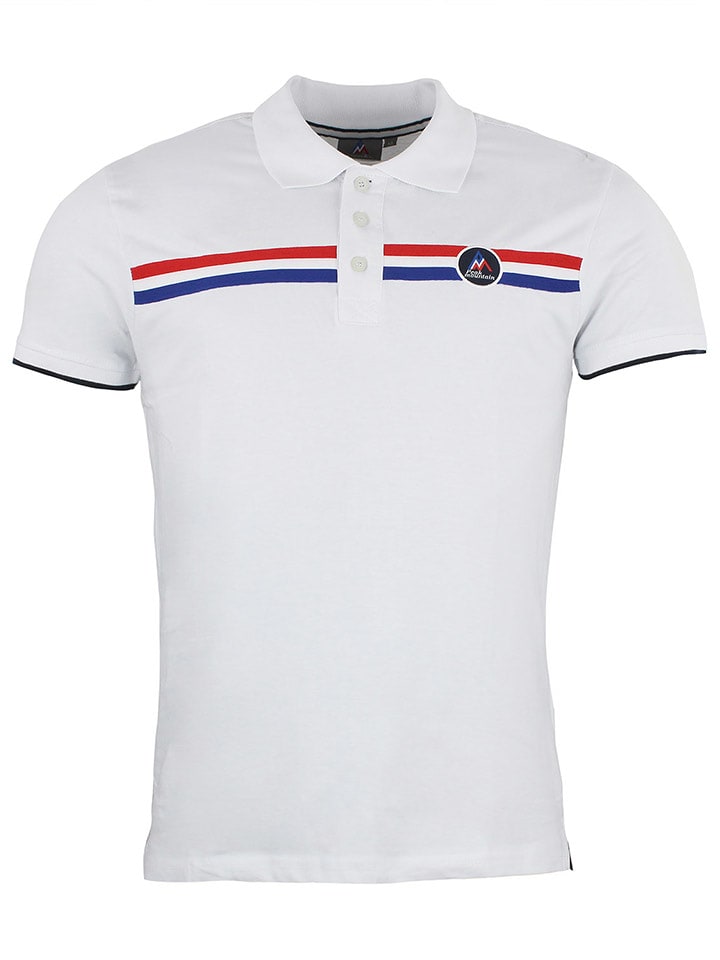 Peak Mountain Poloshirt in Weiß - M