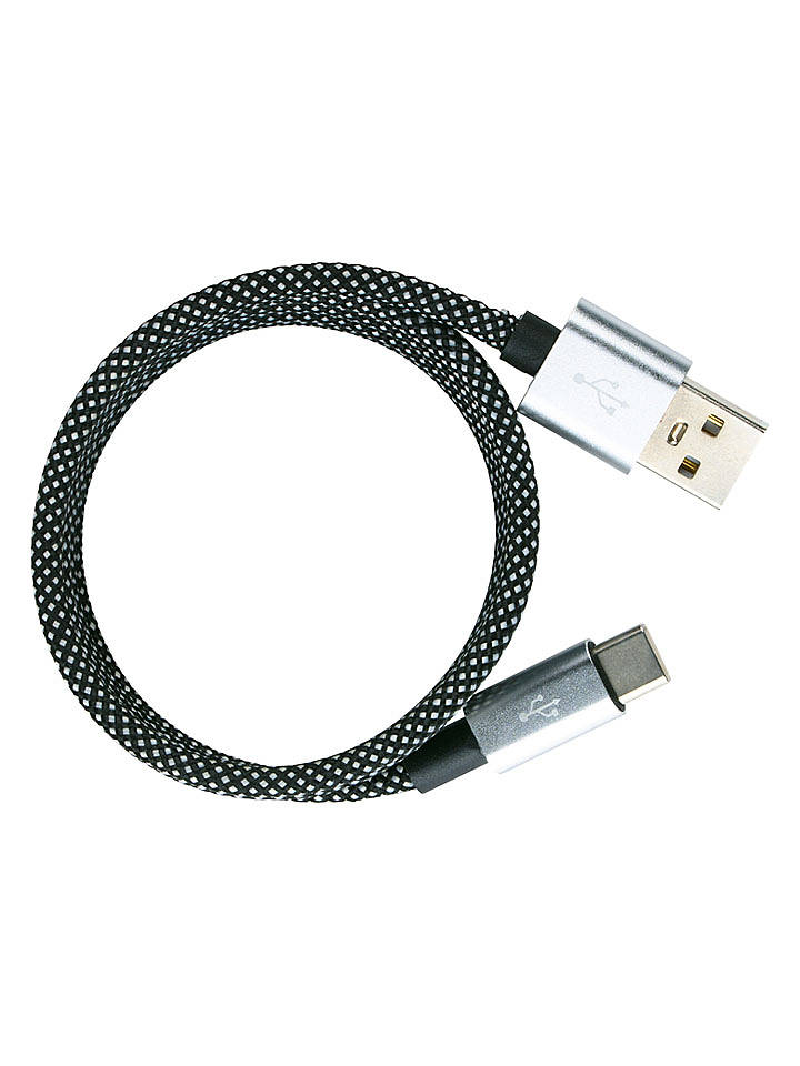 GRUNDIG USB-C-Ladekabel in Schwarz - (L)100 cm - onesize
