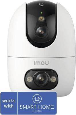 Imou A1 Dual Beveiligings-IP-camera voor buiten, Turret uitvoering, Zwart/Wit