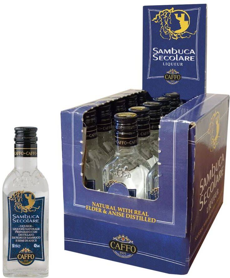 15x Sambuca Secolare Mignon (0,05l)  Caffo