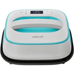 Loklik, Schneideplotter + Transferpresse, Easy Heat Press *blue*