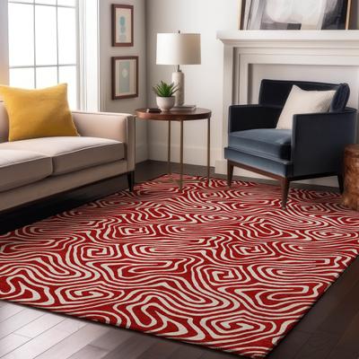Addison Rugs Premium Washable Super Soft Modern Trippy Mayfield Rug
