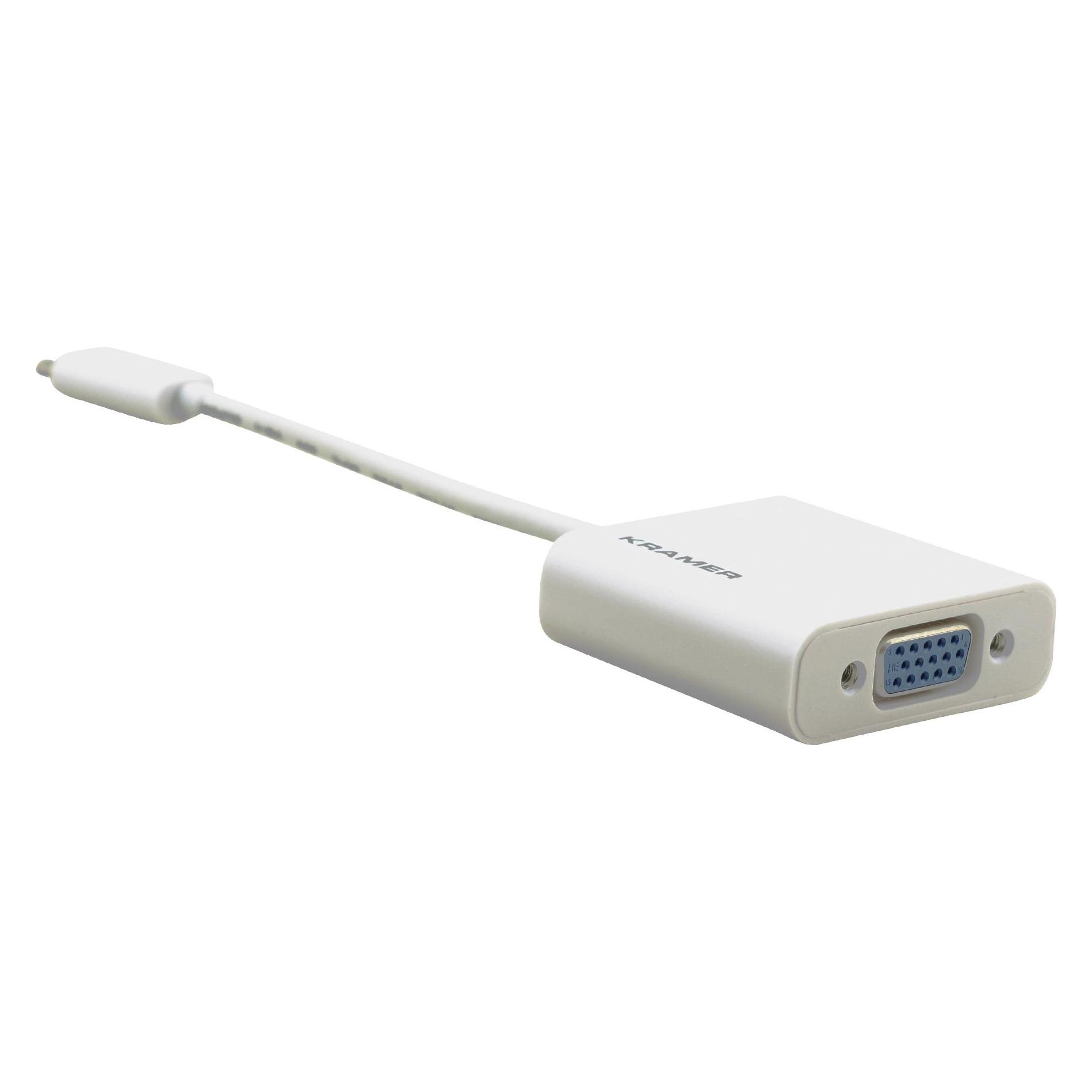 Kramer ADC-U31C/GF - Externer Videoadapter - USB-C 3.1 - VGA - weiss (17 cm) (99-97210000)
