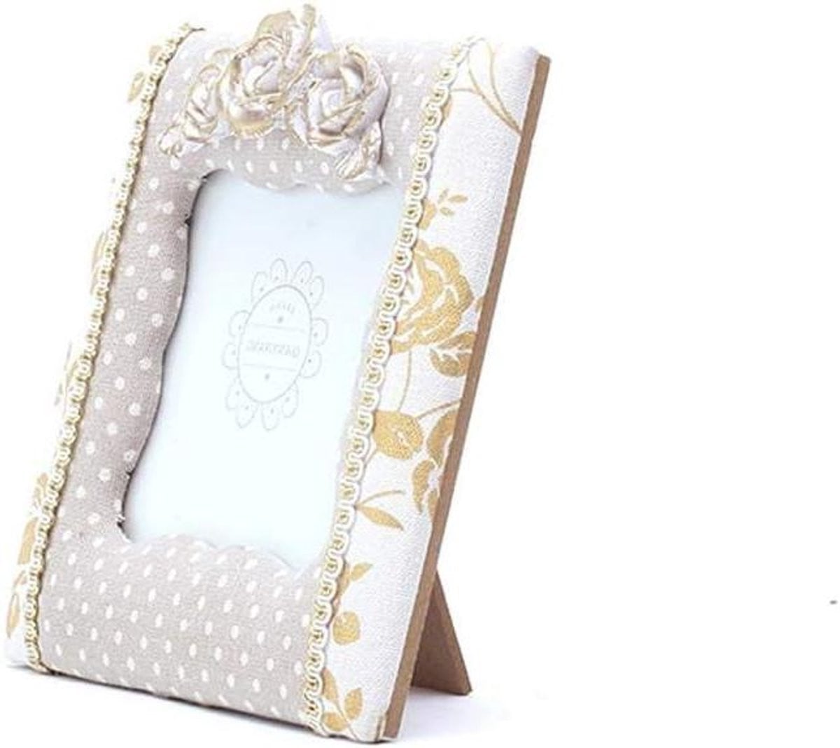 Set van 3 houten fotolijsten met gladde houtnerf