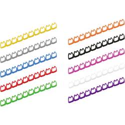 Value VALUE Kabelmarkierungsset für Patchkabel Kennzeichnungsclip Aufdruck 0 - 9 Außendurchmesser-Bereich 4 bis 5.5 mm 25.99.5255