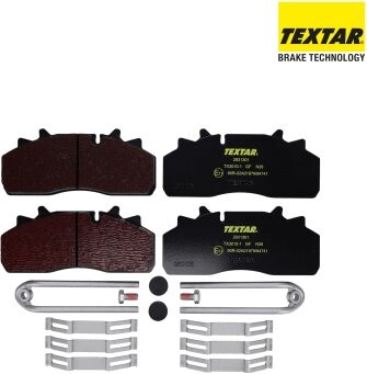 Textar Bremsbelagsatz, Scheibenbremse Lightweight Technology 2931301 Für Daf