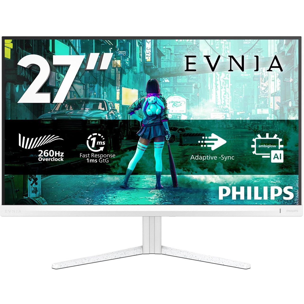 27" (68,58cm) Philips Evnia 3000 27M2N3201PL/00 weiss 1920x1080 1xDisplayPort 1.4 / 1xHDMI 1.4