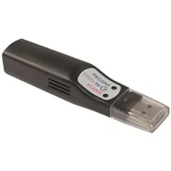 TFA Log32th, Thermometer + Hygrometer, Schwarz