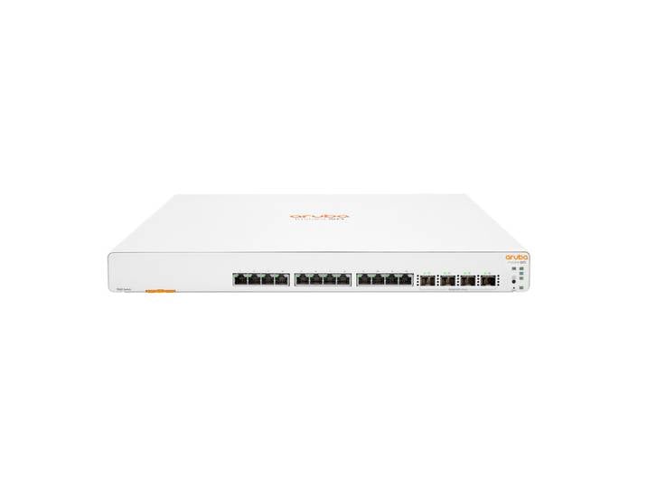 HPE Aruba Networking Networking Instant On Switch 12p 10GBT 4p SFP+ 1960, Géré, L2+, 10G Ethernet (100/1000/10000), Full duplex, Grille de montage, 1U