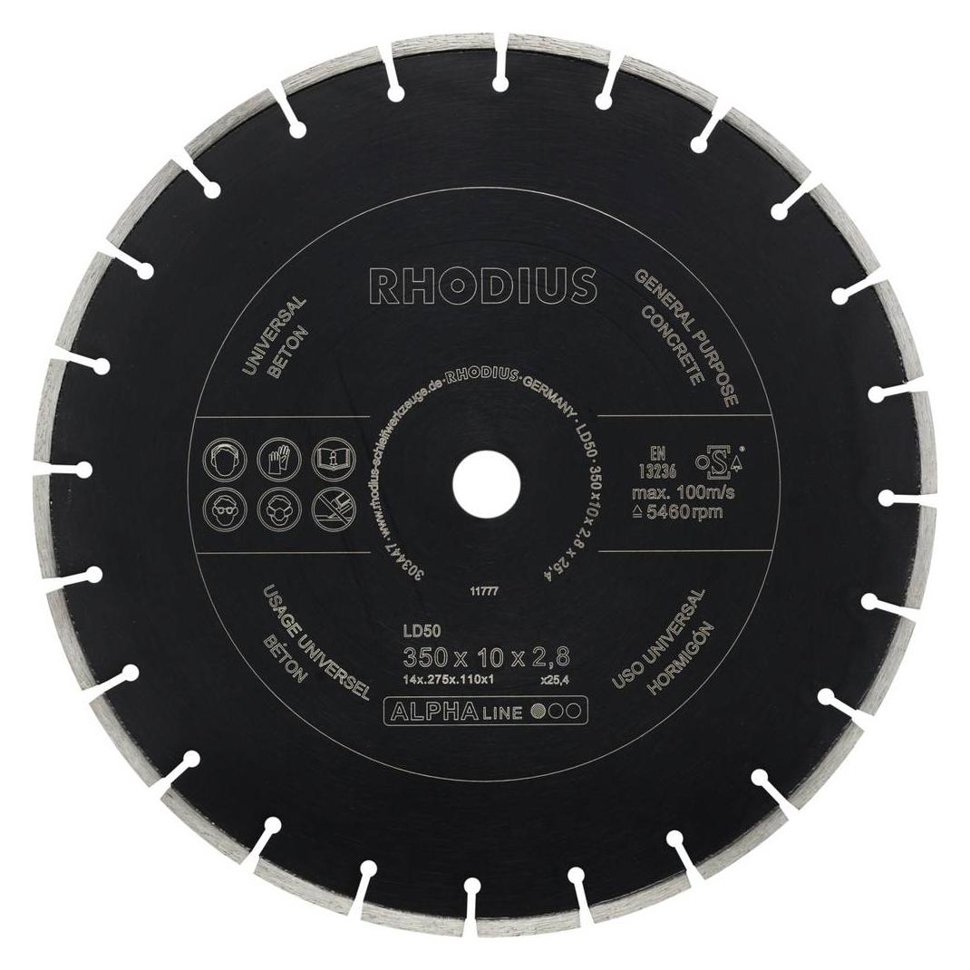 Rhodius LD50 303447 Diamanttrennscheibe 1 St. Beton (303447)